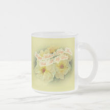 Dia das mães feliz - rosas amarelos caneca