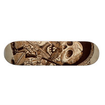 Dia do morto - Diâmetro de Los Muetos Skateboard