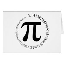 Dia do Pi (π) Cartao