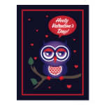 Dia dos namorados de Hooty Cartão Postal