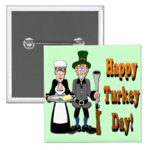 Dia feliz de Turquia Botons