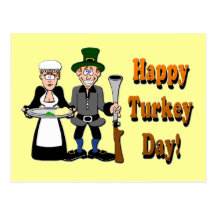 Dia feliz de Turquia Cartao Postal