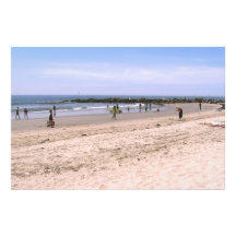 Dia na praia impressão de fotos