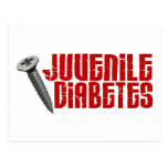 Diabetes juvenil do parafuso 2 cartão postal