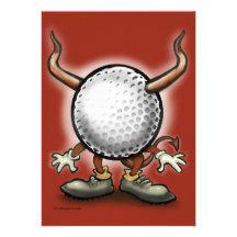 Diabo do golfe convites