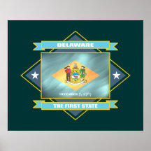 Diamante de Delaware Impressão