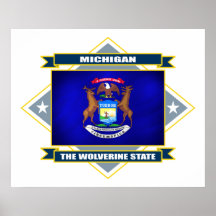 Diamante de Michigan Posteres