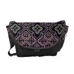 Diamante gótico da lavanda & a bolsa mensageiro fl