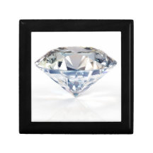 Diamante grande caixa de presente alinhada do Stas