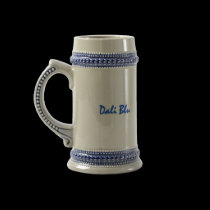 Diamante na caneca de cerveja do pavão-do-mar '10 canecas