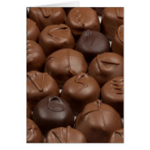 Diga-o com chocolate! cartões