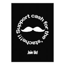 Dinheiro para 'os convites/cartões de Stache