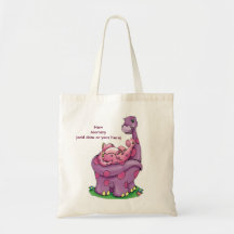Dino com bebê "mamãe nova" salvar o saco da data bolsa