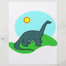 Dino Panfleto Personalizado