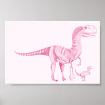 Dinossauro 6x4 da mãe pôsteres