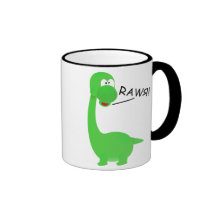 Dinossauro de Rawrosaur Caneca
