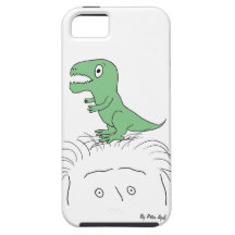 Dinossauro em minha cabeça! case mate do iPhone 5  Capas iPhone 5