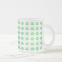 Diodo emissor de luz do verde da caneca do fosco