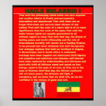 Discurso da guerra de Haile Selassie ao poster das