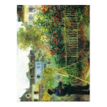 Disponível não mais de alta resolução. Renoir-Mone Cartão Postal