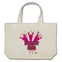 Diva da competição bolsas de lona