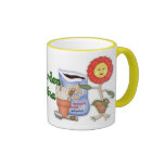 Diva engraçada do jardim caneca