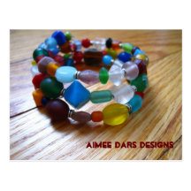 Divertimento e bracelete Funky Cartões Postais