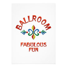 Divertimento fabuloso do salão de baile convite personalizado