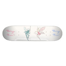 Divertimento feericamente do menino & da menina! skate personalizado