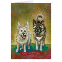 Divertimento feliz dos cães da arte do cão de Akit Cartoes