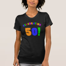 Divertimento que comemora 50 presentes de aniversá t-shirt
