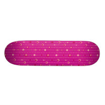 Divertimento & skate retro cor-de-rosa Funky dos c