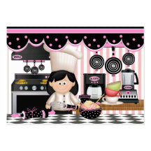Do cartão da cozinha - SRF Modelo Cartoes De Visita
