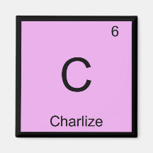 Do elemento conhecido da química de Charlize mesa  Imã