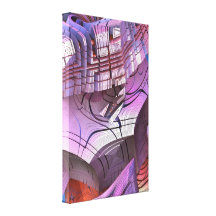 Do impressão abstrato das canvas do Fractal 3 d to Impressão Em Tela Canvas