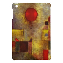 Do iPad vermelho do balão de Paul Klee mini caso
