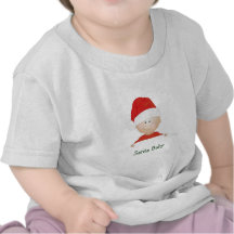 Do "t-shirt infantil do bebê papai noel"