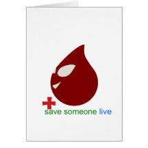 doação de sangue cartão