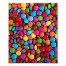 Doces de chocolate coloridos fotografia