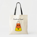 Doçura ou travessura alaranjada de sorriso o Dia d Bolsas De Lona
