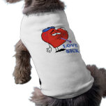 doente do amor roupas para animais de estimação