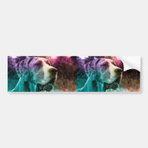 Dogge multicolor autocolante adesivo