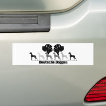 Doggen alemães autocolantes autocolantes para automóveis