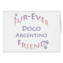 Dogo Argentino Furever Cartao