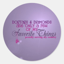 Dogtags & diamantes (TROPAS FÊMEAS) Adesivo