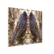 Dois Birds1 esticaram o impressão das canvas Impressão De Canvas Esticada