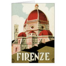 Domo da igreja de Florença Firenze Italia das viag Cartão