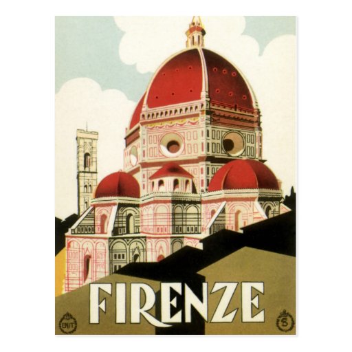 Domo da igreja de Florença Firenze Italia das viag Cartão Postal