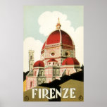 Domo da igreja de Florença Firenze Italia das viag Impressão