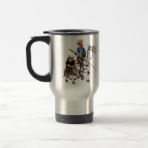 DON QUIJOTE, SANCHO, Taza - caneca de Cervantes